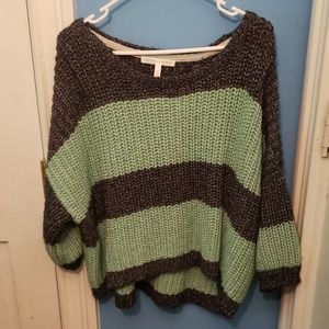 Victoria Secret Cropped off the shoulder sweater